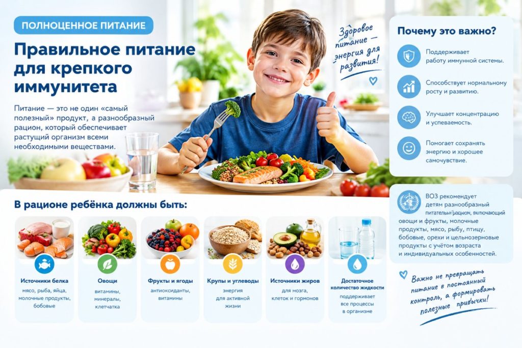 Как укрепить иммунитет ребёнку