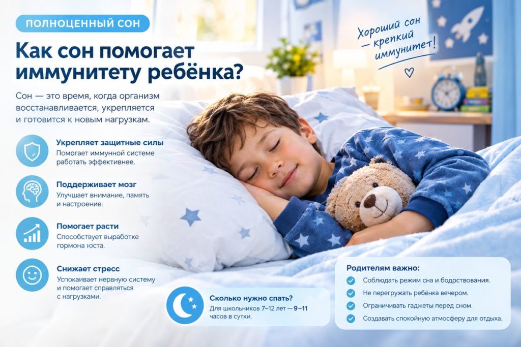 Как укрепить иммунитет ребёнку